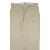 DICKIES 874 Workwear Mens Trousers Beige Regular Straight W38 L32