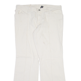 POLO RALPH LAUREN Womens Corduroy Trousers Cream Regular Bootcut W35 L31