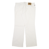 POLO RALPH LAUREN Womens Corduroy Trousers Cream Regular Bootcut W35 L31