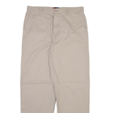CHAPS Mens Trousers Beige Regular Straight W34 L32
