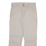 CARHARTT Mens Trousers Beige Relaxed Straight W32 L30