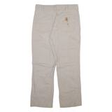 CARHARTT Mens Trousers Beige Relaxed Straight W32 L30