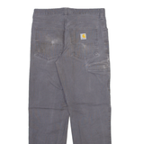 CARHARTT Mens Trousers Grey Relaxed Straight W31 L32