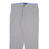TOMMY HILFIGER Mens Trousers Grey Regular Straight W36 L32
