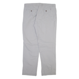 TOMMY HILFIGER Mens Trousers Grey Regular Straight W36 L32