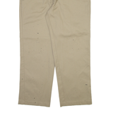 DICKIES 874 Workwear Mens Trousers Beige Regular Straight W38 L30