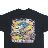 GILDAN Jason Johnson Mens T-Shirt Black USA 2XL