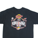 HANES Cronies Sports & Grill Mens T-Shirt Black USA XL
