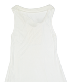 REISS Womens Day Dress White Sleeveless Knee Length S