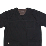 CARHARTT Pullover Workwear Mens Plain Shirt Black S