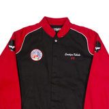 TMR Nashville Corvette Club Mens Biker Jacket Black USA L