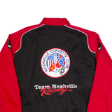 TMR Nashville Corvette Club Mens Biker Jacket Black USA L