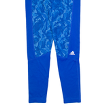 ADIDAS Womens Leggings Blue Skinny S W26 L28