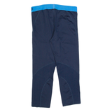 NIKE 3/4 Length Womens Leggings Blue Skinny M W28 L23