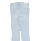TOMMY HILFIGER Womens Jeans Blue Slim Skinny Stone Wash W28 L28
