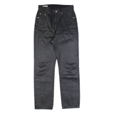 LEVI'S 501 BIG E Womens Jeans Black Regular Straight W24 L28