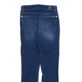 7 FOR ALL MANKIND Womens Jeans Blue Slim Skinny Stone Wash W28 L26