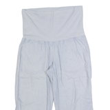MONSOON 3/4 Length Maternity Womens Trousers Blue Regular Straight W28 L20