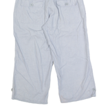 MONSOON 3/4 Length Maternity Womens Trousers Blue Regular Straight W28 L20