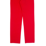 VERSACE Womens Trousers Red Regular Straight W24 L30