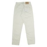 CALVIN KLEIN JEANS Womens Twill Trousers Beige Regular Straight W28 L30