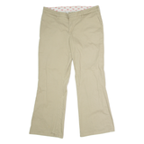 DICKIES Chino Mens Trousers Beige Regular Flared W34 L28