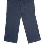 DICKIES Workwear Cargo Mens Trousers Blue Regular Straight W34 L32