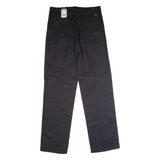 DICKIES Workwear Mens Trousers Black Regular Straight W38 L39