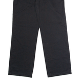 DICKIES 774 Workwear Womens Twill Trousers Black Classic Straight W34 L30