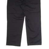 DICKIES Workwear Mens Twill Trousers Black Regular Straight W38 L28
