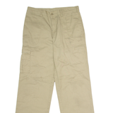 DICKIES Workwear Womens Twill Trousers Beige Regular Straight W30 L32