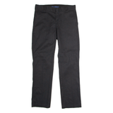 DICKIES Flex Workwear Mens Trousers Black Slim Tapered W33 L32