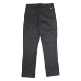 DICKIES Flex Workwear Mens Trousers Black Slim Tapered W33 L32