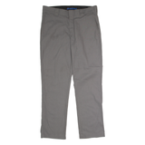 DICKIES Flex Workwear Mens Trousers Grey Slim Tapered W34 L32
