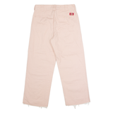 DICKIES Workwear Womens Twill Trousers Pink Regular Straight W30 L26