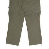 DICKIES Flex Workwear Cargo Mens Trousers Green Regular Straight W30 L27