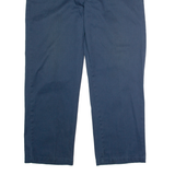 DICKIES Workwear Mens Twill Trousers Blue Regular Straight W38 L30