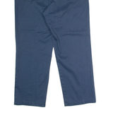 DICKIES Workwear Mens Twill Trousers Blue Regular Straight W38 L30