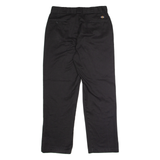 DICKIES Workwear Mens Twill Trousers Black Regular Straight W36 L32