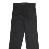 DICKIES Flex Workwear Mens Trousers Black Slim Tapered W28 L30
