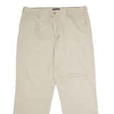 NAUTICA Chino Mens Twill Trousers Beige Regular Straight W38 L30