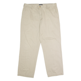 NAUTICA Chino Mens Twill Trousers Beige Regular Straight W38 L30