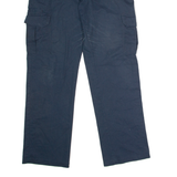 DICKIES Workwear Cargo Mens Trousers Blue Regular Straight W32 L32