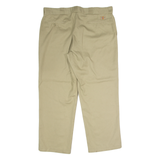 DICKIES 874 Workwear Mens Twill Trousers Beige Regular Straight W40 L29
