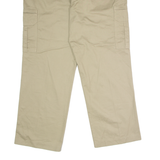 DICKIES Workwear Cargo Mens Twill Trousers Beige Regular Straight W38 L30