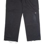 DICKIES Flex Workwear Mens Trousers Black Regular Straight W40 L30