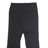 DICKIES Workwear Womens Trousers Black Relaxed Bootcut W34 L30