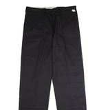 DICKIES Workwear Mens Trousers Black Regular Straight W38 L39