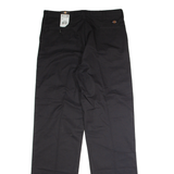 DICKIES Workwear Mens Trousers Black Regular Straight W38 L39