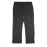 DICKIES Workwear Carpenter Mens Chiffon Trousers Black Regular Straight W36 L29